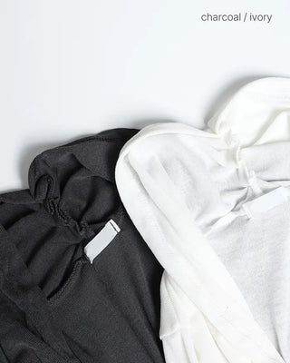 Drape Surplice Long Sleeve Top