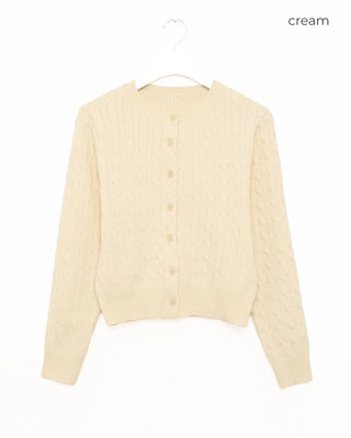 Twisted Round Cardigan