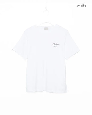 Back Venue Lettering Short-Sleeve T-Shirt