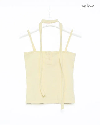 (Set) Button Scarf Sleeveless