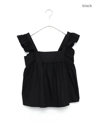 Rear Ribbon Sleeveless Blouse