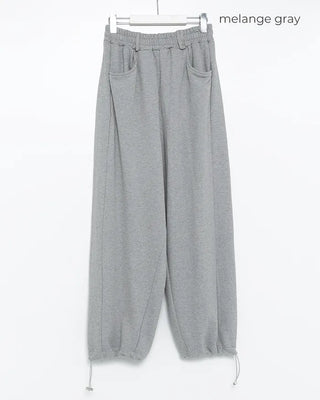 Belt loop waist sweat jogger pants