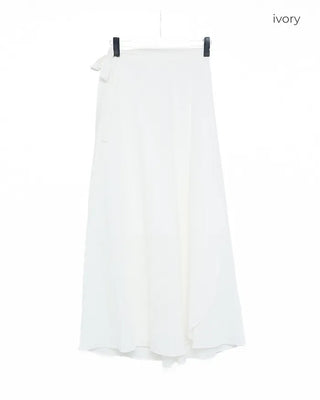 Wrap long skirt
