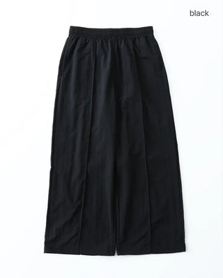 [1st Re-release] (ORIGINAL) Nylon Pintuck Wide Pants (black)