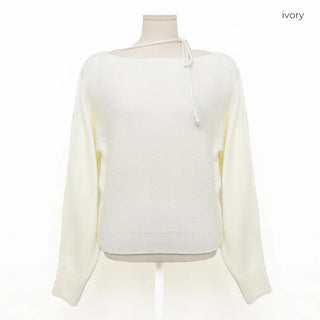Asymmetrical Strap Knit