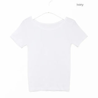 Basic slim short-sleeved T-shirt