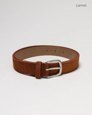 Suede belt