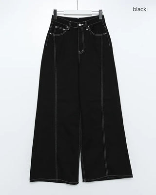 Curved Sage Wide Pants
