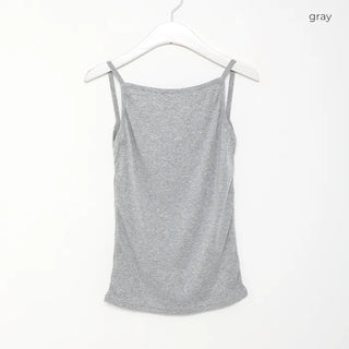 Basic straight neck camisole