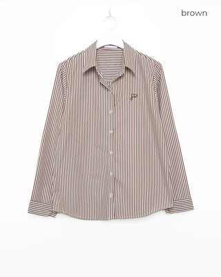 Heart Point Stripe Shirt