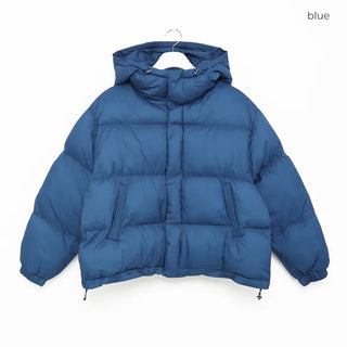 Hooded padded collar jacket