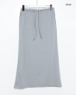 Striped Easy Maxi Skirt