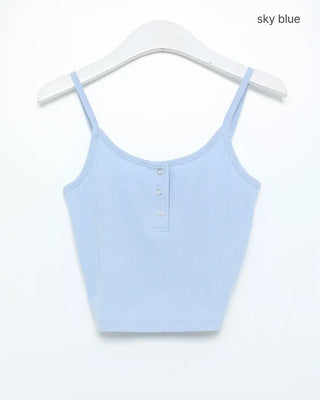 Button Rib Camisole