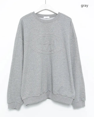 (Unisex) Round Triple Star Patch Sweatshirt T-Shirt