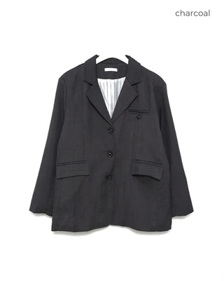 Button-flap pocket point jacket