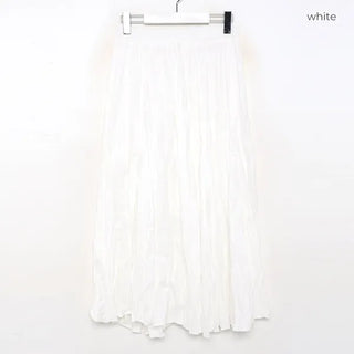 Wrinkle long skirt