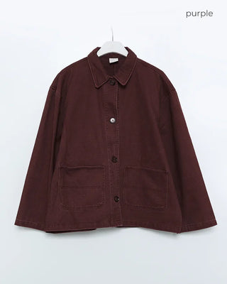 Two-pocket collar jacket
