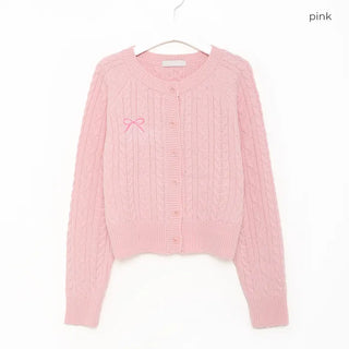 Ribbon Stitch Cardigan