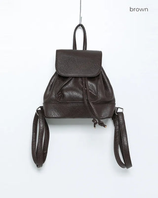 Leather Mini Backpack