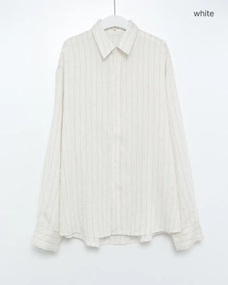 Linen striped shirt