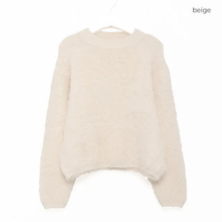 Angora style round knit