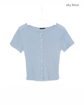 Punching Ground Half-Sleeve Cardigan