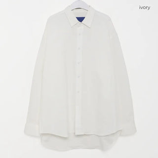 Oversized cotton shirt