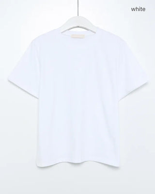 Semi-Cropped Basic Half T-Shirt