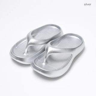 Chunky beach sandals