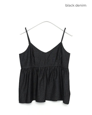 Camisole top denim set