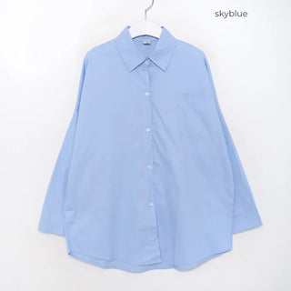 Vivid Overfit Long-Sleeve Shirt