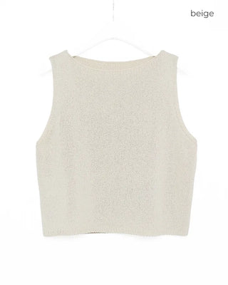 Simple knit vest