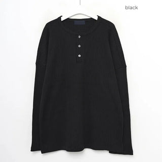 Waffle Henley Neck T-Shirt