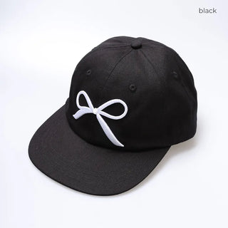 Ribbon embroidered ball cap