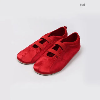 Satin suede Mary Jane shoes