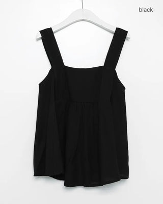 Pintuck Sleeveless Blouse