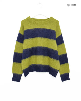 Bordered soft knit