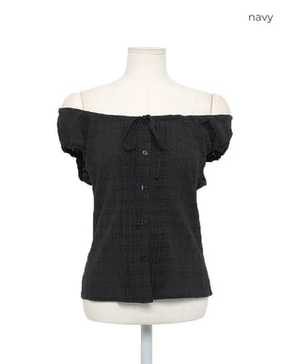 Checked feminine blouse