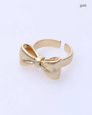 Ribbon motif ring