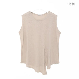 Linen sleeveless top