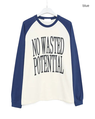 Logo Raglan Long T-Shirt
