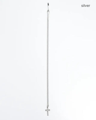 Cubic Zirconia Round Chain Necklace