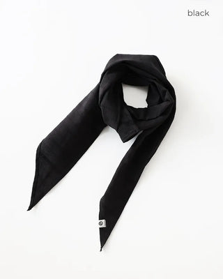 [8th Re-release] [BEST 50] [6th Re-release] (ORIGINAL) Line Cotton Scarf (black)