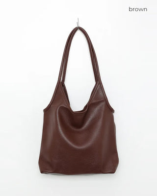 Eco-leather Triangle Shoulder Bag