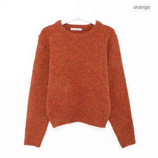 Round cropped knit