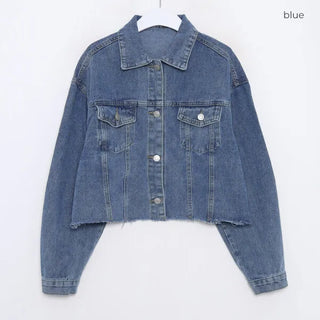 Cropped denim jacket