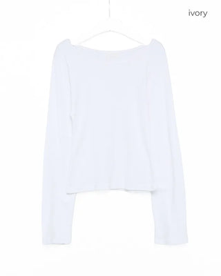 Basic Crew Neck Long-Sleeve T-Shirt