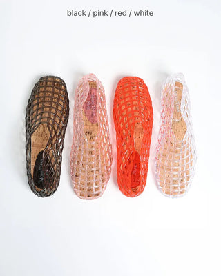 Jelly flat shoes