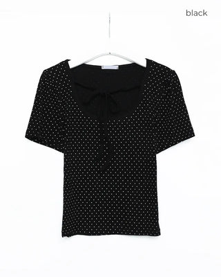 Tie Dot Half Sleeve T-Shirt