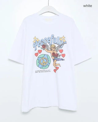 Angel print T-shirt